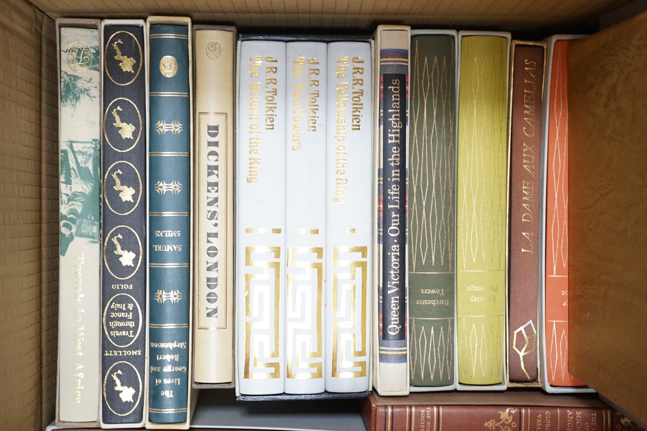 A collection of Folio Society books